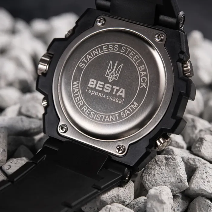 Чоловічий водостійкий спортивний тактичний годинник Besta Tattoo - зображення 7