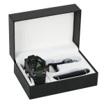 Чоловічий водостійкий спортивний тактичний годинник Besta Box Tattoo ЗСУ Light подарунковий набір, з компасом