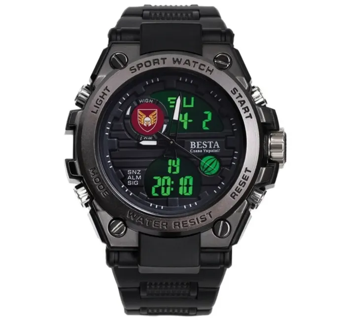 Чоловічий водостійкий спортивний тактичний годинник Besta Tattoo з Вашим ЛОГО - зображення 2