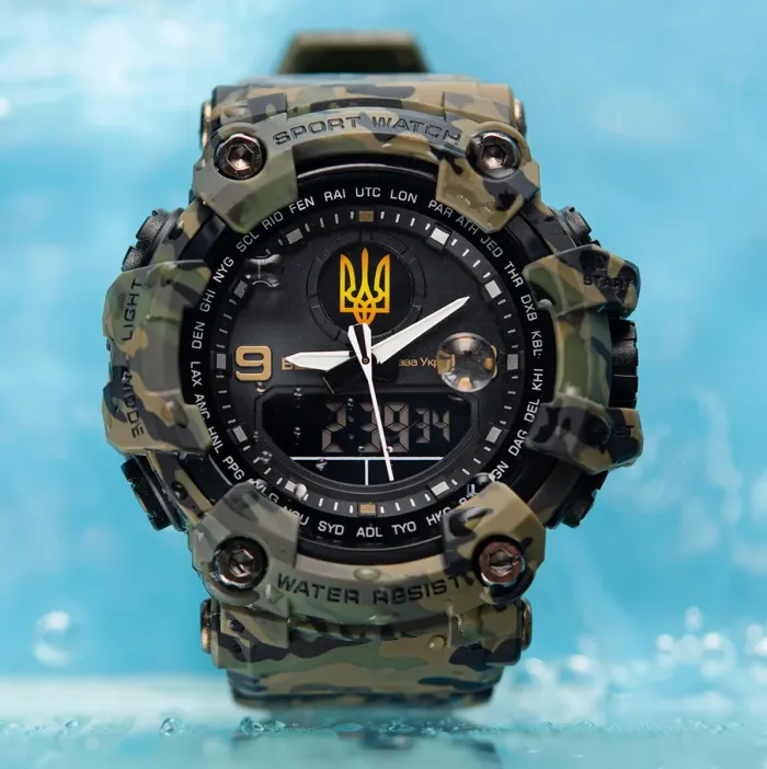 Чоловічий спортивний водостійкий тактичний годинник Besta United - зображення 2