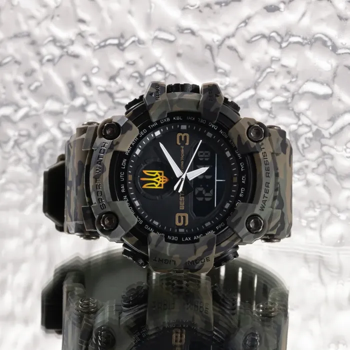 Чоловічий спортивний водостійкий тактичний годинник Besta United - зображення 6