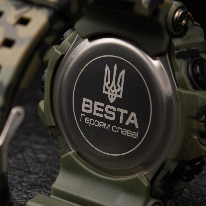 Чоловічий водостійкий спортивний тактичний годинник Besta United Brave ЗСУ - зображення 6