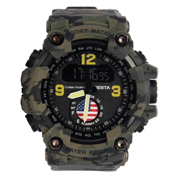 Чоловічий водостійкий спортивний тактичний годинник Besta USA - зображення 1