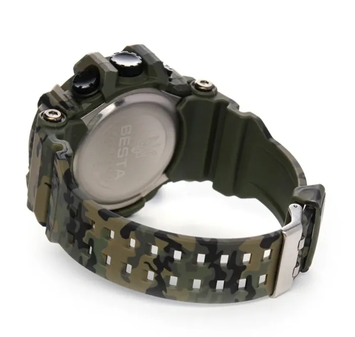Чоловічий водостійкий спортивний тактичний годинник Besta USA - зображення 8