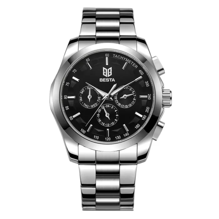 Чоловічий механічний годинник Besta Walker Steel - зображення 5