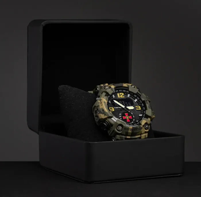 Чоловічий водостійкий спортивний тактичний годинник Besta Brave ЗСУ - зображення 5