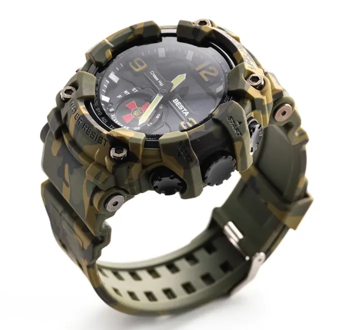 Чоловічий водостійкий спортивний тактичний годинник Besta Brave ЗСУ - зображення 10