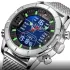 Чоловічий годинник Naviforce Tesla Silver NF9153