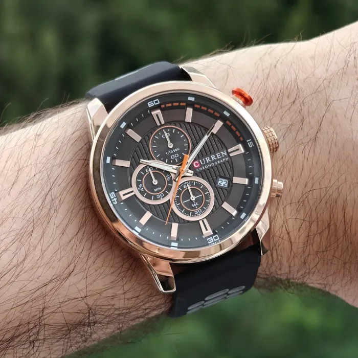 Чоловічий годинник Curren BigBoss Flex Grey - зображення 3