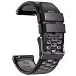 Ремінець каучуковий Brutal Black Grey 22 мм
