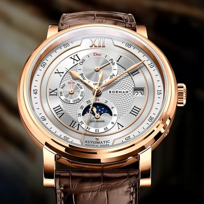 Чоловічий механічний годинник Borman Club - зображення 1