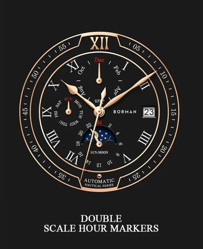 Чоловічий механічний годинник Borman Club - зображення 10