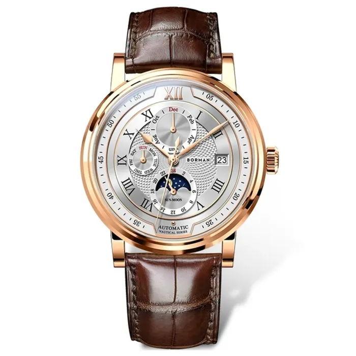 Чоловічий механічний годинник Borman Club - зображення 2