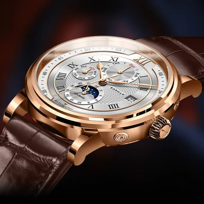 Чоловічий механічний годинник Borman Club - зображення 3