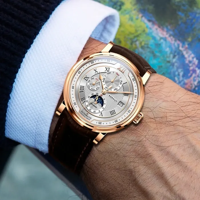 Чоловічий механічний годинник Borman Club - зображення 11