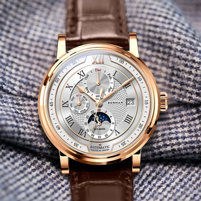 Чоловічий механічний годинник Borman Club - зображення 5