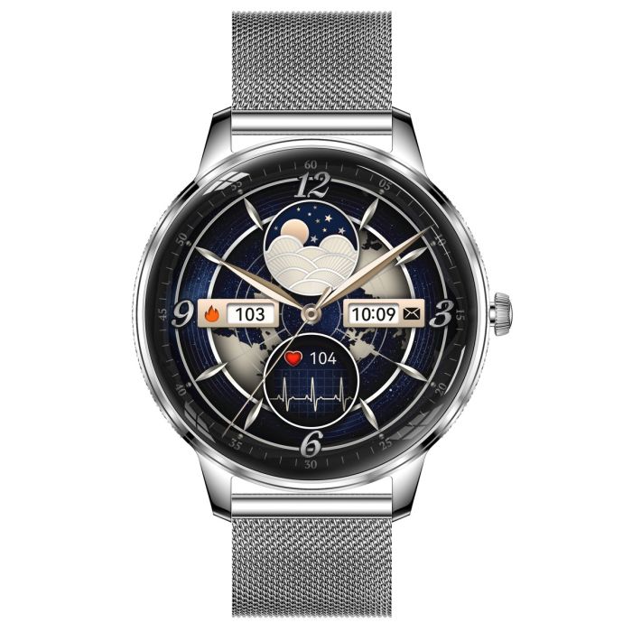 Розумний смарт годинник Smart Brilliant Slim Silver - зображення 3