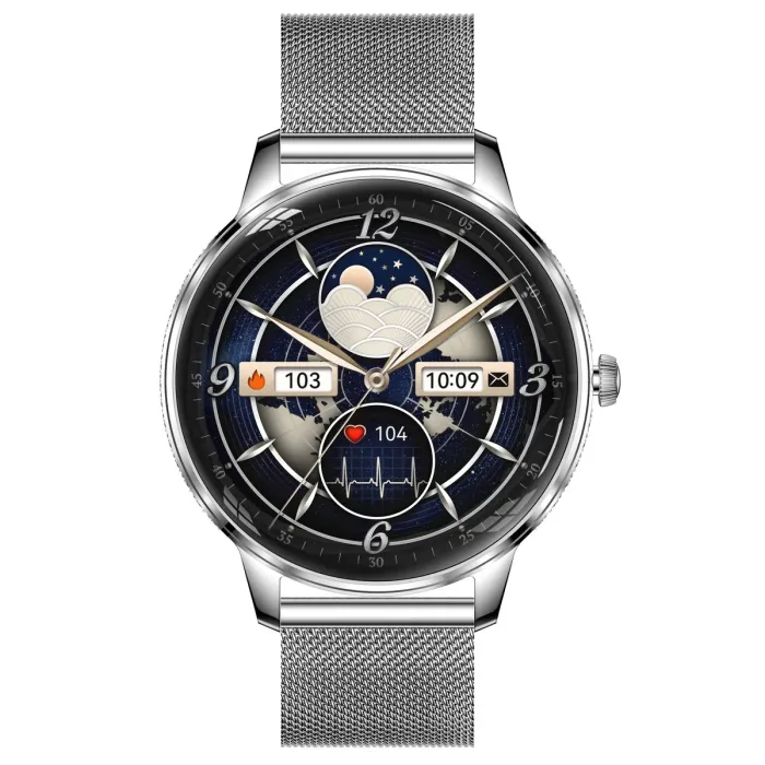 Розумний смарт годинник Smart Brilliant Slim Silver - изображение 3
