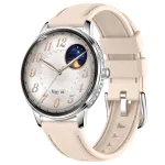 Розумний смарт годинник Smart Brilliant Slim Silver Rubber