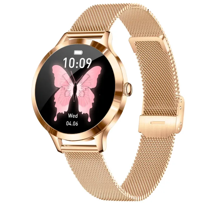 Розумний смарт годинник Smart Vip Lady Butterfly Gold - зображення 1