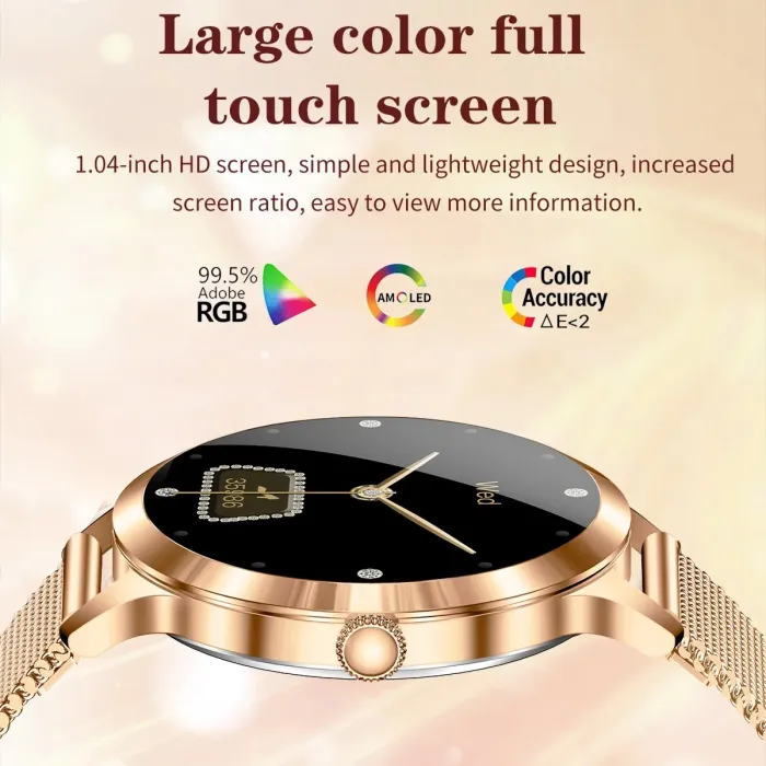 Розумний смарт годинник Smart Vip Lady Butterfly Gold - зображення 3