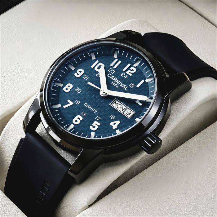 Чоловічий годинник Carnival Black Jack R-Series, 2 ремінці - зображення 2
