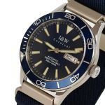 Чоловічий механічний годинник Carnival BlueMarine Nylon Strap 10 Bar, 2 ремінці