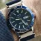 Чоловічий механічний годинник Carnival BlueMarine Nylon Strap 10 Bar, 2 ремінці