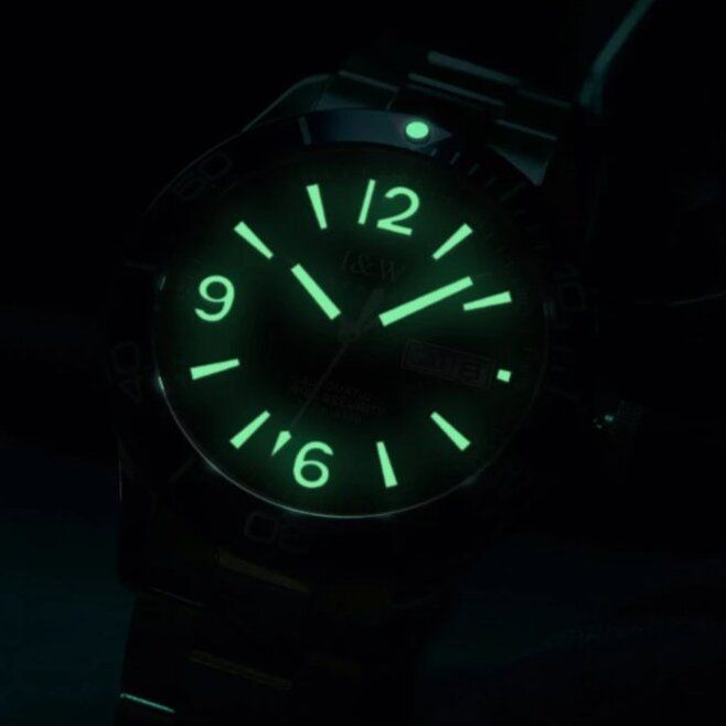 Чоловічий механічний годинник Carnival BlueMarine Nylon Strap 10 Bar, 2 ремінці - зображення 5