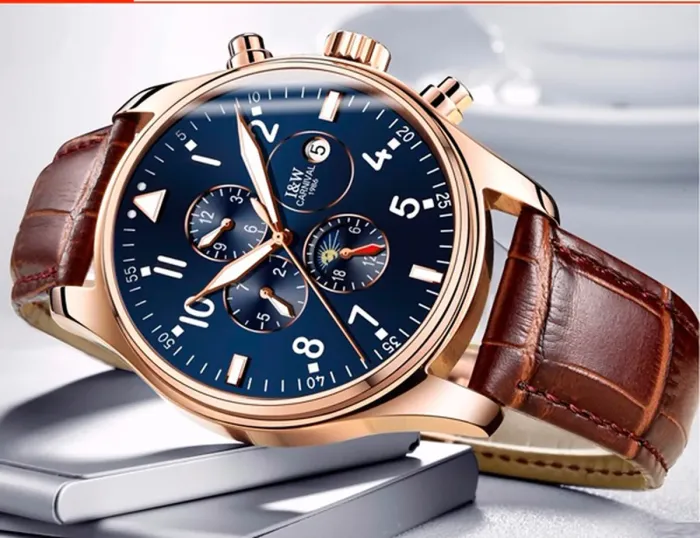 Чоловічі годинники Carnival Grand Brown - зображення 5