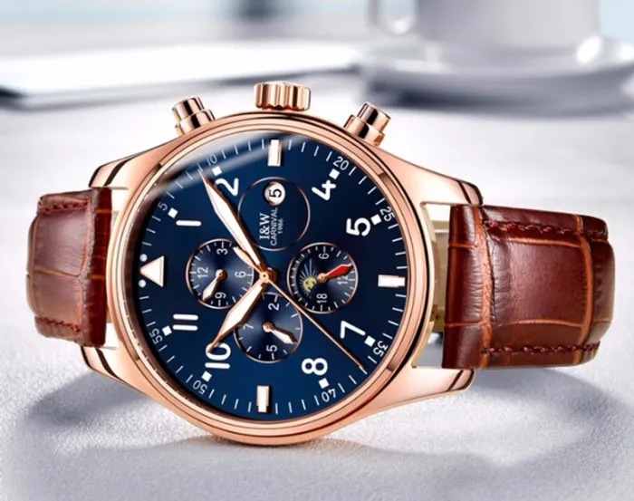 Чоловічі годинники Carnival Grand Brown - зображення 7