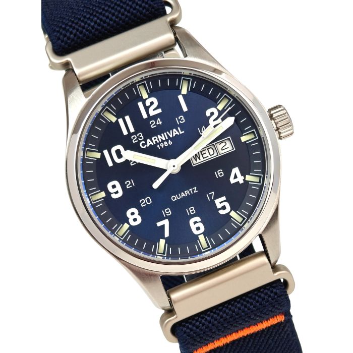 Чоловічий годинник Carnival Millenium Indigo Blue, 2 ремінці - зображення 2