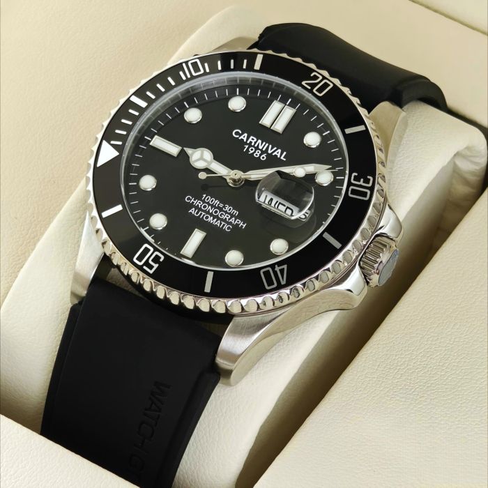 Чоловічий механічний годинник Carnival Patent R-Series, 2 ремінці - зображення 1