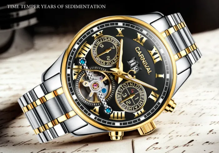 Чоловічі годинники Carnival Sappfire Silver - зображення 7