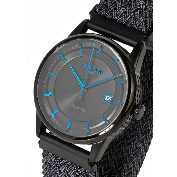 Чоловічий механічний годинник Carnival Special Smoky Magnetic, 2 ремінці - зображення 2