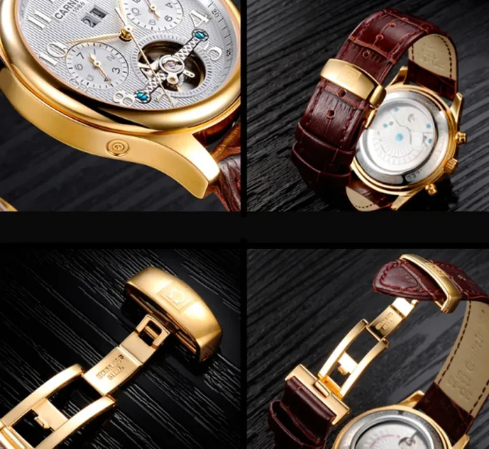 Чоловічі годинники Carnival Swiss Brown - зображення 9