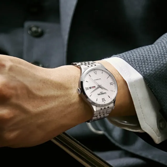 Чоловічий механічний годинник Carnival Original - зображення 10