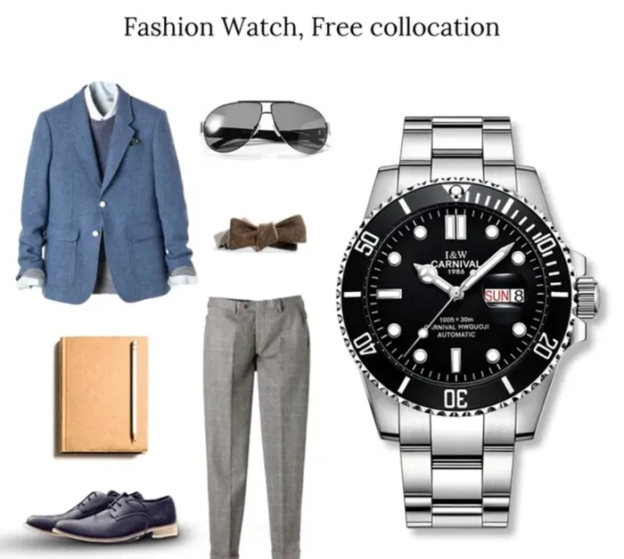 Чоловічий механічний годинник Carnival Patent - зображення 9