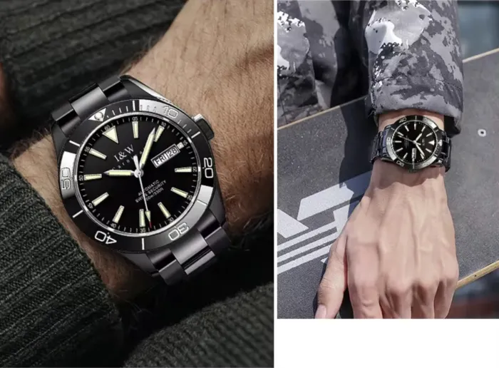 Чоловічий механічний годинник Carnival Shark 10 Bar - зображення 3