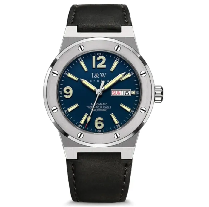 Чоловічий механічний водостійкий годинник Carnival Submarine 5BAR - зображення 2