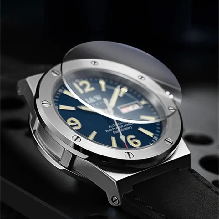 Чоловічий механічний водостійкий годинник Carnival Submarine 5BAR - зображення 3