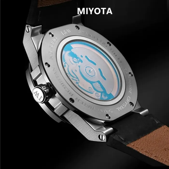 Чоловічий механічний водостійкий годинник Carnival Submarine 5BAR - зображення 8