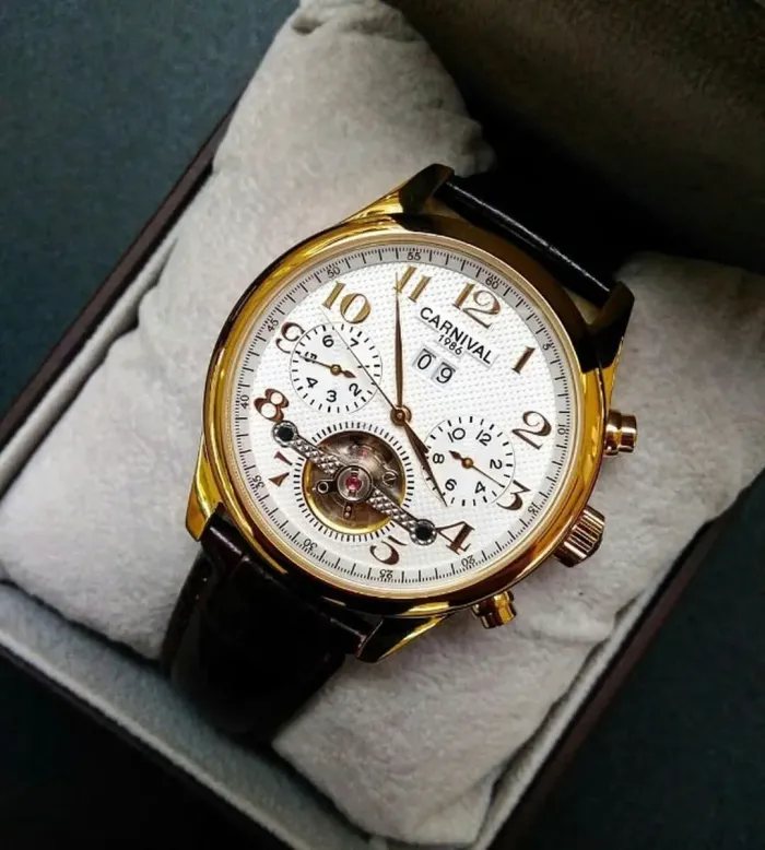 Чоловічі годинники Carnival Swiss Brown - зображення 12