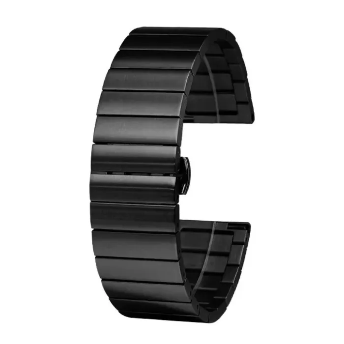 Ремінець металевий Centurion Black 22 мм - зображення 2