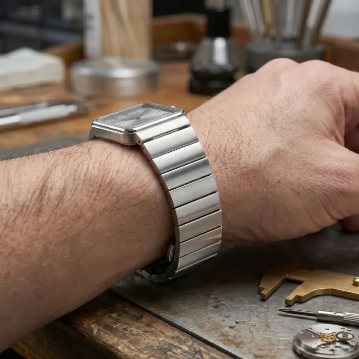 Ремінець металевий Centurion Silver 20 мм - зображення 3