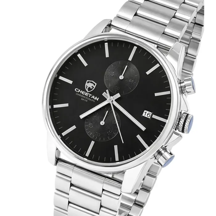 Чоловічий годинник Cheetah Monaco Silverline, 2 ремінці - зображення 2