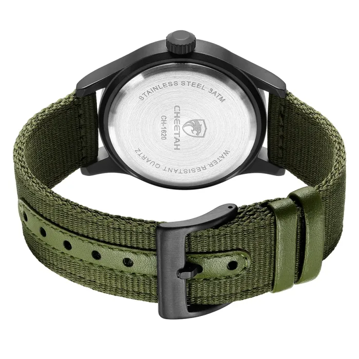 Чоловічий тактичний годинник Cheetah Command Green - зображення 8