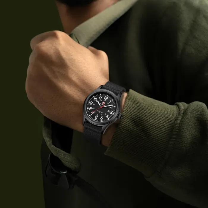 Чоловічий тактичний годинник Cheetah Command Black - зображення 5