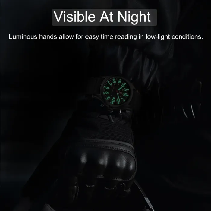 Чоловічий тактичний годинник Cheetah Command Black - зображення 6