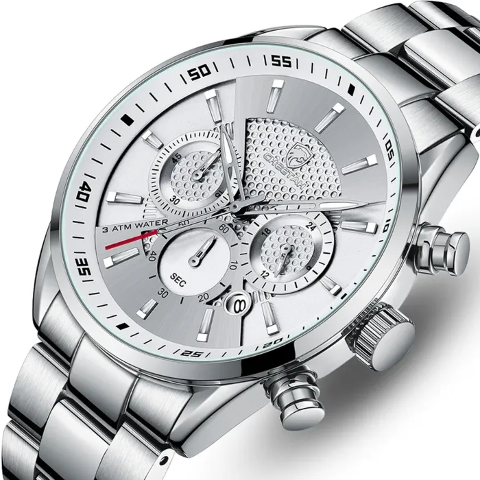 Чоловічий годинник Cheetah Mega Silver - зображення 1